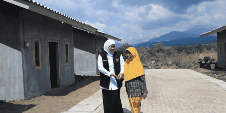 Gubernur Khofifah Resmikan 78 Huntap Pasca Banjir Bandang di Bondowoso