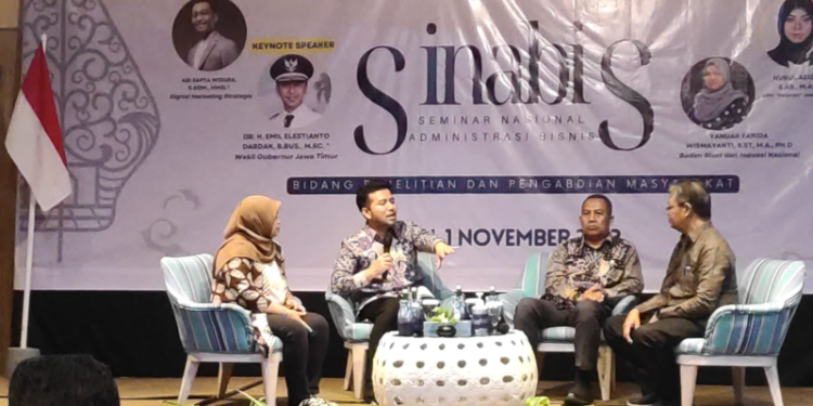 Wagub Emil : Perekonomian Sektor Sekunder dan Tersier di Jawa Timur Harus Diperkuat