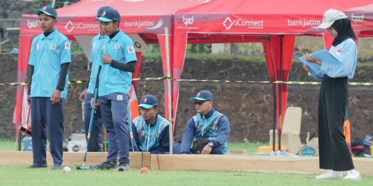 Hari Kedua Pertandingan, Persaingan Cabor Gateball Porprov Jatim IX Semakin Ketat